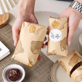50Pcs Oil-Proof Wax Paper Food Wrapper Paper Bread Sandwich Burger Fries Wrapping Baking Tools Fast Food Bread Oilpaper Burgers-MINETTE. 