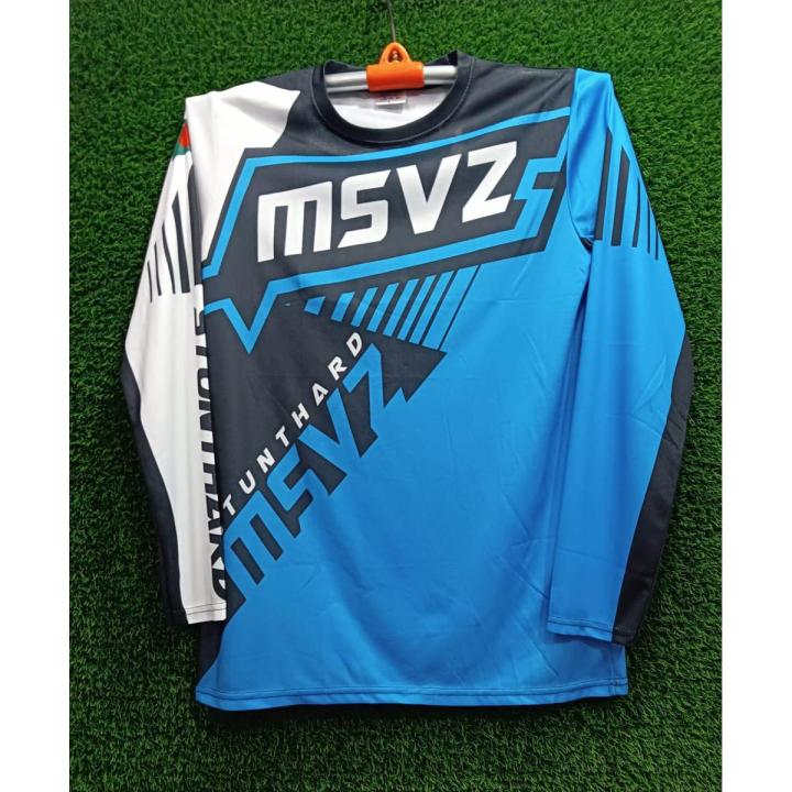 Msvz Full Sleeve Jersey T-Shirt For Men - Blue
