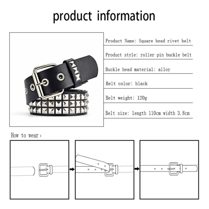 Punk%20Rivet%20Adjustable%20PU%20Leather%20Waistband%20Studded%20Belt%20Square%20Beads%20-%20Image%203