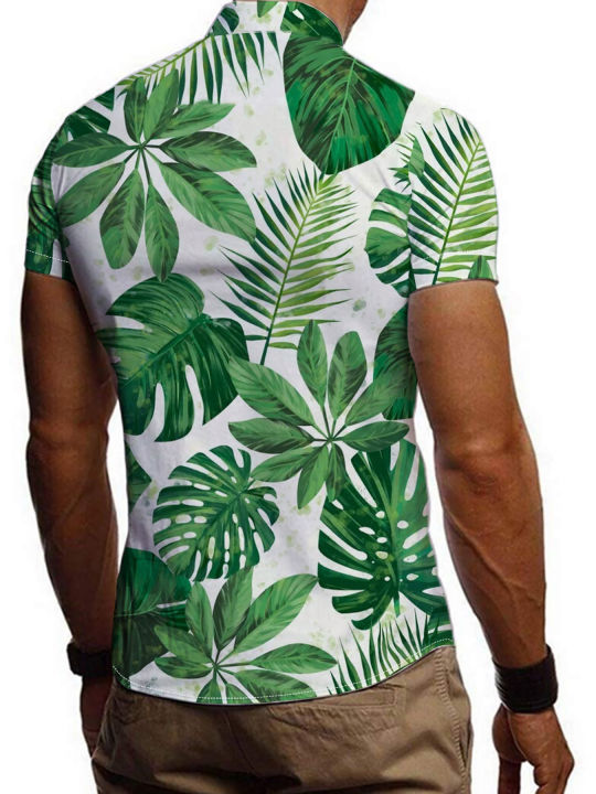 2024%20Funny%20Tropical%20Leaf%20Shirt%20Men's%20Shirts%20Short%20Sleeve%20Hawaiian%20Shirts%20Mens%20Clothing%20Casual%20Beach%20Oversized%20Tops%20Clothes%20-%20Image%202