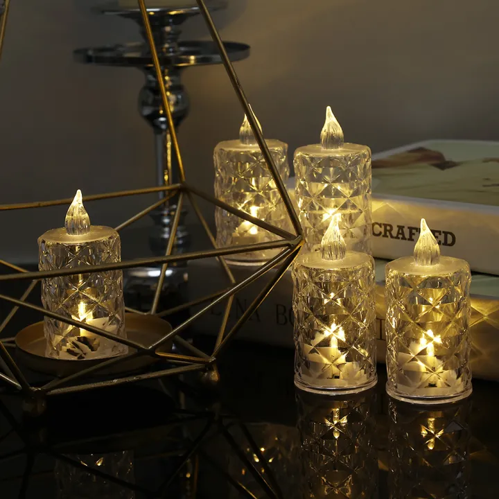 1/5/10pcs%20Flameless%20LED%20Candle%20Light%20Large%20Transparent%20Acrylic%20Candle%20Lamp%20Valentines%20Day%20Wedding%20Home%20Decor%20Electronic%20Night%20Light%20-%20Image%204