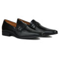 Apex Black Leather Formal Shoe for Men. 