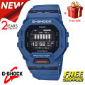 (Ready Stock) G .Shock  GBD200 Men Watch Sport Watch Dual Time Display Water Resistant Shockproof and Waterproof World Time LED Auto Light Sports Wrist Watches with 2 Year Warranty GBD-200-2. 