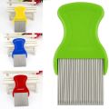 【Cathery Baby Store】Lice Comb Brushes Terminator Fine Dust Nit Free Removal Stainless Comb Health Brush Hair Shedding Supplies. 