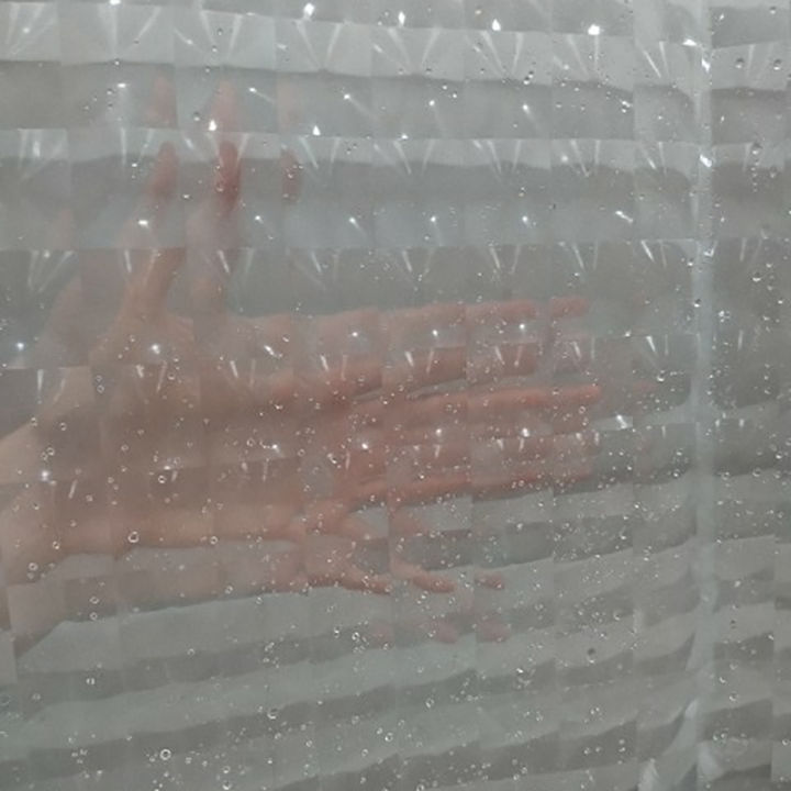 Plastic%20PEVA%203d%20Waterproof%20Shower%20Curtain%20Transparent%20White%20Clear%20Bathroom%20Curtain%20Luxury%20Bath%20Curtain%20With%2012pcs%20Hooks%20-%20Image%204