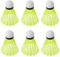 Golden Wing G10 Superior Grade Badminton Nylon Shuttlecock - Pack Of 6 - Designed For Precision And Durability. 