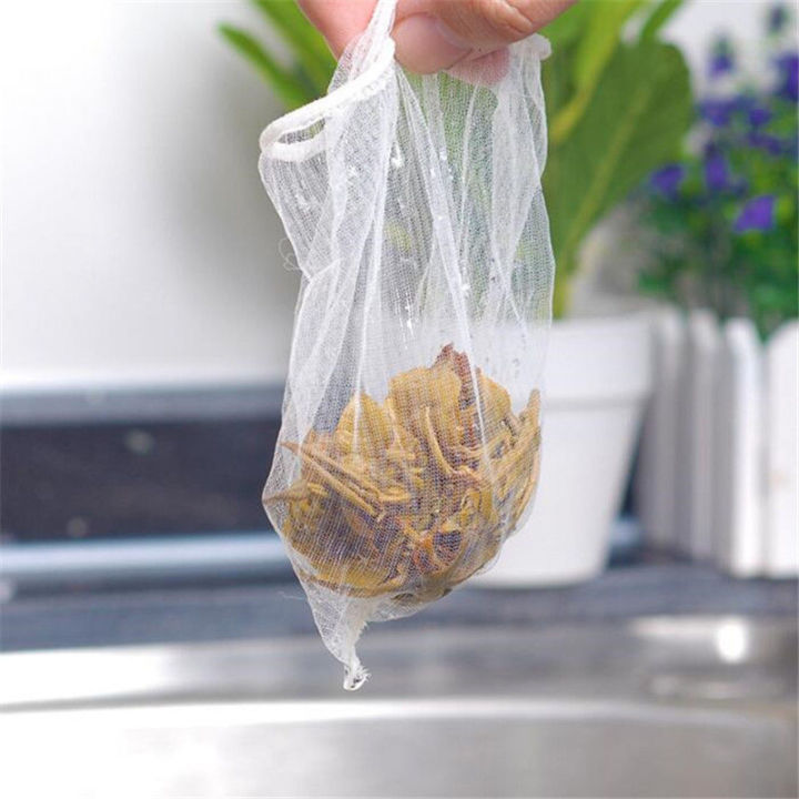 100Pcs%20Kitchen%20Sink%20Strainer%20Rack%20Filter%20Garbage%20Shelves%20Anti-Clogged%20Garbage%20Mesh%20Bag%20Leftovers%20Net%20Filter%20-%20Image%204