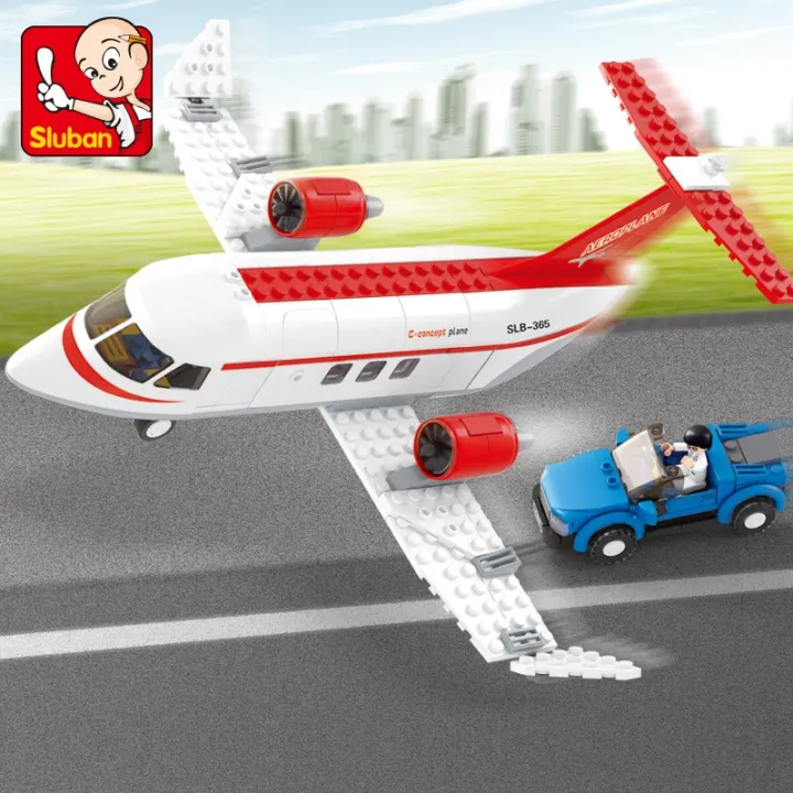 SLUBAN%20City%20Aviation%20Airport%20Airplane%20Passenger%20Plane%20Bus%20Classic%20MOC%20Figures%20Model%20Building%20Blocks%20Bricks%20Kit%20Set%20Toys%20For%20Kids%20-%20Image%206