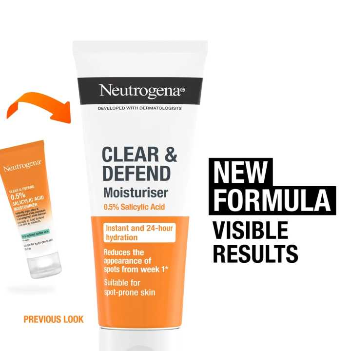 Neutrogena%20Clear%20&%20Defend%200.5%25%20Salicylic%20Acid%20Oil%20Free%20Moisturiser,%2050ml%20-%20Image%202
