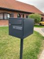 Adhesive Mailbox Sign name badge Personalized Text Standard Size 7*2 cm Engraved Stainless steel Mail box tag Professional Label. 