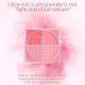 Latei Posies 4 Square Grid Face Blusher Vibrant Orange Makeup Blush Palette Cheek Contour Blush Powder Korean Makeup Rare Beauty 화장품. 