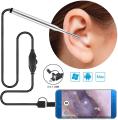 3.9mm Otoscope Ent Inspection Camera Video 3 in 1 USB Visual Ear Cleaning Endoscope 720P Medical Camera for Android Phone PC. 