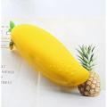 Kids mango pencil bag silicone soft coin case with zipper funny fruit pen bag. 