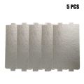 5pcs Mica Plate 11.6 X 6.5cm Universal Microwave Oven Mica Sheet Wave Guide Waveguide Cover Sheet Plates Kitchen Accessories.