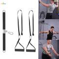 Tricep Rope Straight Bar Exercise Pull Down Rowing Bar Grips. 