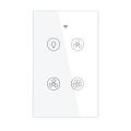 Tuya RF Smart Ceiling Fan Switch Smart Life/Tuya App Control Wall Switch Work with Alexa and Google.