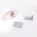 Gold Premium Poker Card Waterproof Plastic Foil Luxury Poker Card Playing Cards Game - Golden Silver Black PET Card Tash Play Card 54 Pcs Colourful.