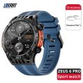 LOKMAT ZEUS 6 PRO smartwatch Bluetooth call flashlight waterproof smartwatch 1.46 "screen compass sports and fitness tracker. 