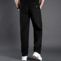 L-6XL Cargo Pants Mencket Out Door Full Length Pants Male Simple Black Straight Trousers Homme Loose Cotton Casual Pants Grey. 