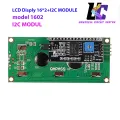I2C 1602 LCD Display Module 16X2 Character Serial Blue Backlight LCD Module for Raspberry Pi Arduino STM32 DIY Maker Project Nanopi BPI Tinker board Electrical IoT Internet of Things orginal. 