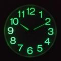 12'' Modern Luminous Large Quartz Wall Clock Glow In The Dark Bedroom Office.