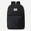 Solid Color Travel Backpacks Preppy Style Men School Bags Laptop Knapsack.