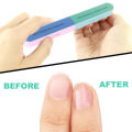 Nail Polishing Tools 6 Sided Long Straight Round Nail Buffer Sanding File for DIY Beauty 1 pc.