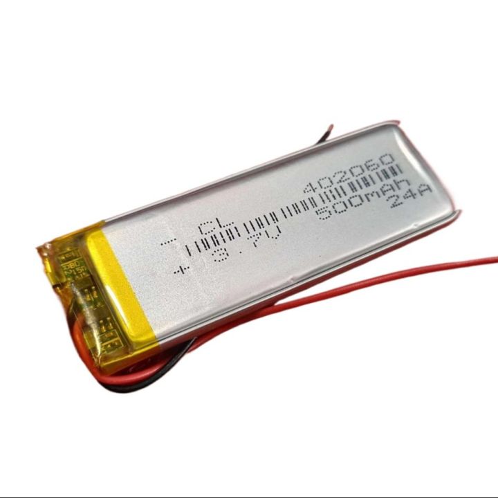 60mm Long Battery 3.7V 500mAh Battery 3.7V Battery Size 60x20x4mm Rechargeable Battery 3.7V Battery For Watch Batteries