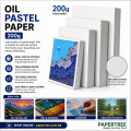 Oil Pastel & Soft Pastel Drawing Paper Off White 110GSM A4 50 Sheets.