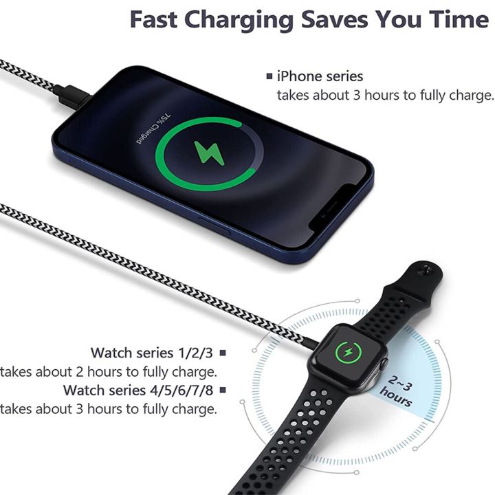 Bonola%20Watch%20Magnetic%20Wire%20Charger%202%20in%201%20USB%20Cable%20for%20Apple%20Watch%208/7/6/5/4/3%20Fast%20Charging%20for%20iPhone%2014%20Pro%20Max/13/12/11%20-%20Image%202
