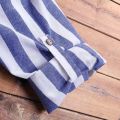 Oversized Women's Stripe Blouse 2023 ZANZEA Spring Causal Shirts Button Down Blusas Elegant Female Long Sleeve Asymmetrical Tops. 