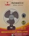 Kennede KN-2912 Rechargeable Table Fan - 12 Inch.