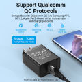 Vention USB Charger Fast Charging Quick 22.5W Fast Charge QC 3.0 USB Android Fast Charger for Huawei Redmi Note 10 Pro Xiaomi Poco X3 NFC, SAMSUNG S20 Realme 6 Pro Wall Charger. 