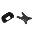 Black Rubber Wrapped Plastic Eyecup Eyepiece EB for Canon EOS 60Da 6D 5DII & Flash Stand AS-21 ISO 518 Hot Shoe. 