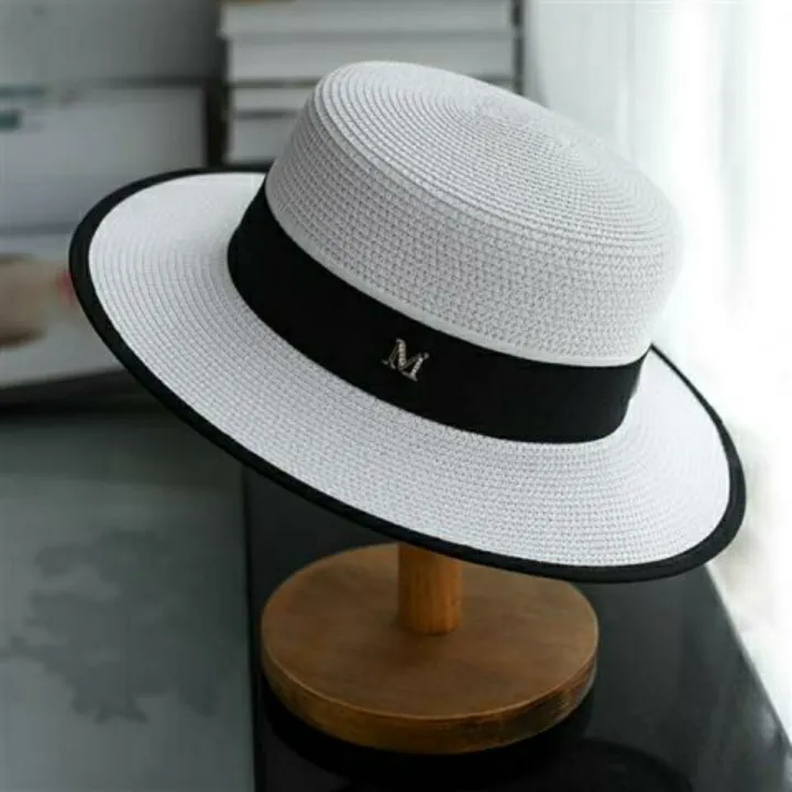Red%20Flat-Top%20Cap%20Female%20Model%20Catwalk%20Show%20Top%20Hat%20Seaside%20Holiday%20Sun-Proof%20Sun%20Hat%20Flat%20Brim%20Straw%20Hat%20-%20Image%208