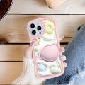 FELMYST Case For Vivo S1 Hot Ins Cartoon Cute Colorful Flowers Tulip Mobile Phone Casing Shockproof Soft Back Cover for Girl.