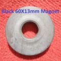 BLACK 60x13mm RING MAGNETS 60x13mm Ring Magnets Multipurpose Permanent Round Ring Magnet Permanent Magnet.
