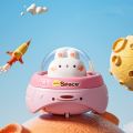 【3C VictoryEagle】Cartoon Press and Go Car Toy Interactive Pull Back Push and Go Cars Mini Space Ship Car Kids/Children. 