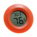 Red - Round Digital Humidity and Thermometer. 
