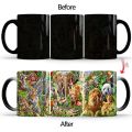Custom Photo Magic Mug Color Change with Temperature Black to Photo Unique Personalized Gift.