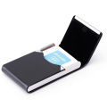 Fashion Aluminum ID Credit Card Holder Anti-theft Metal Wallets Pocket Case Women Men Business Card Holders Credit Box.