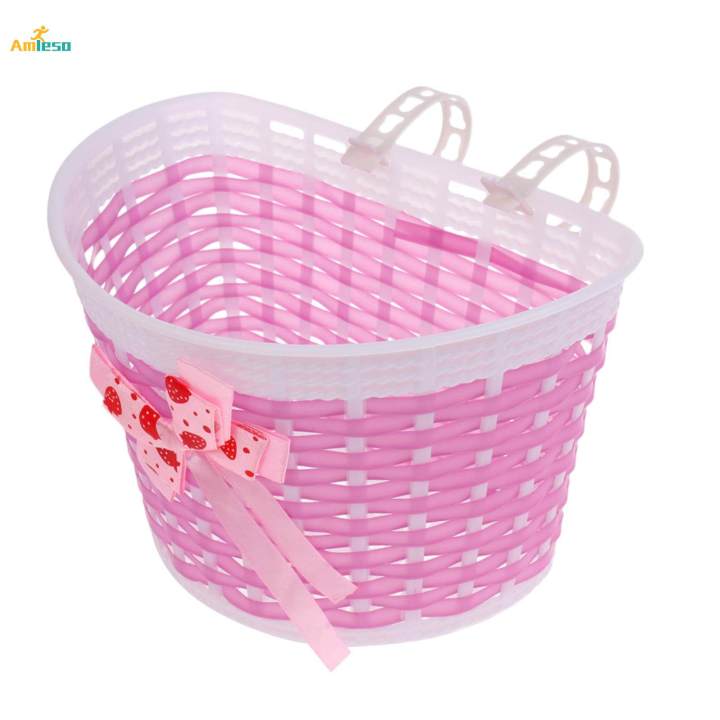 2x%20Girls%20Bike%20Front%20Basket%20Kids%20Detachable%20Shopping%20Holder%20Handlebar%20Decor%20-%20Image%204