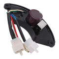 Automatic Voltage Regulator, 450V 680UF Capacitor 8 Wires Generator AVR High Resistance Accuracy for Replacement.