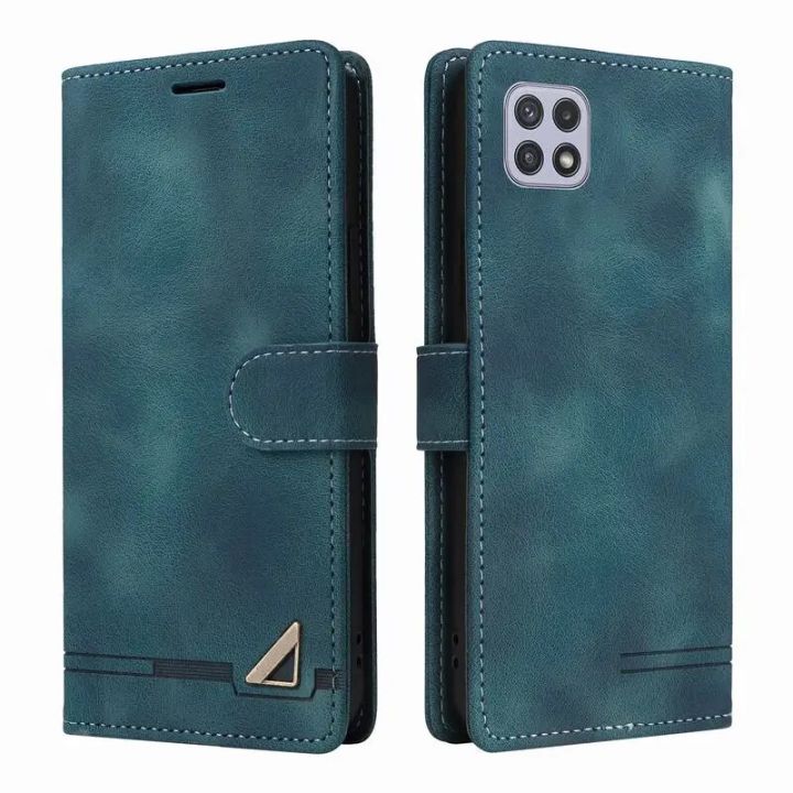 Leather Case For Samsung Galaxy A22 5G Case Wallet Flip Cover For Samsung A22 4G Phone Case Galaxy A 22 Book Case
