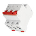 Circuit Breaker, 750V 25A Short Circuit Protection DC Circuit Breaker 3P Easy Installation for Ship.