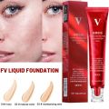 30g Upgrade FV Liquid Foundation Precious Luxury Herbal Extracts Concealer Oil-control Waterproof Hydrating Makeup Base Cream Abandon Abandon. 