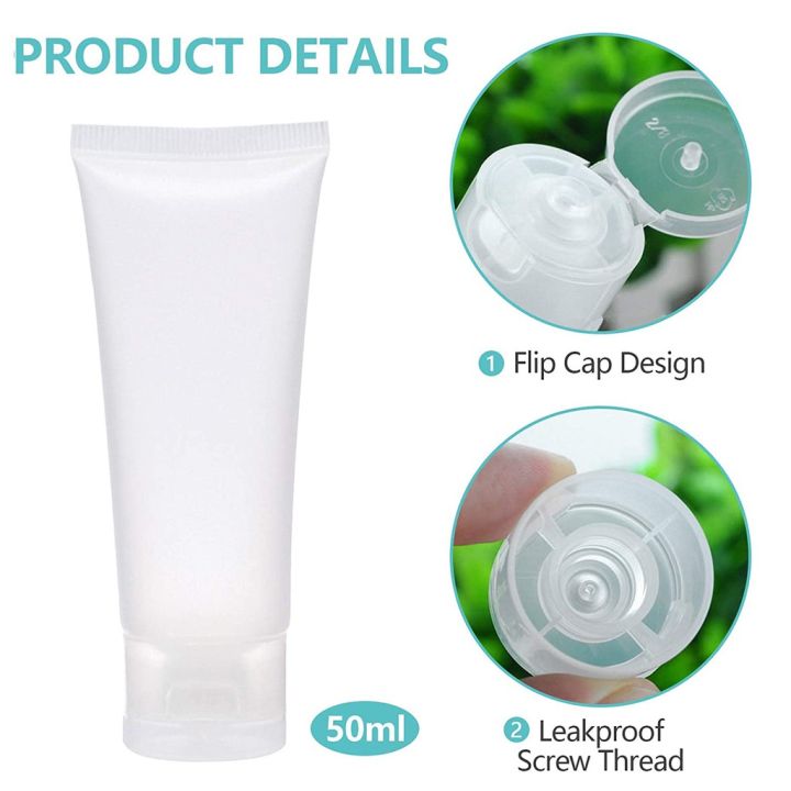 5PCS%20Empty%20Clear%20Tube%20Cosmetic%20Cream%20Lotion%20Containers%2020/30/50/100ml%20New%20-%20Image%205