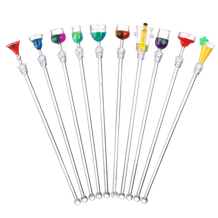 5pcs%20Coffee%20Stir%20Sticks%20Cocktail%20Stirrers%20Blender%20Frother%20Plastic%20Glass%20Mixed%20Drink%20Mixer%20Bar%20-%20Image%205