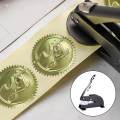 Embosser Stamp Blank Hand Pliers Stamp for Invitation Name Card Crafts.