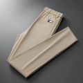 Summer Ankle-Length Casual Pants Men Thin Classic Style Fashion Slim Straight Cotton Brand Clothing Solid Color Trousers Male. 